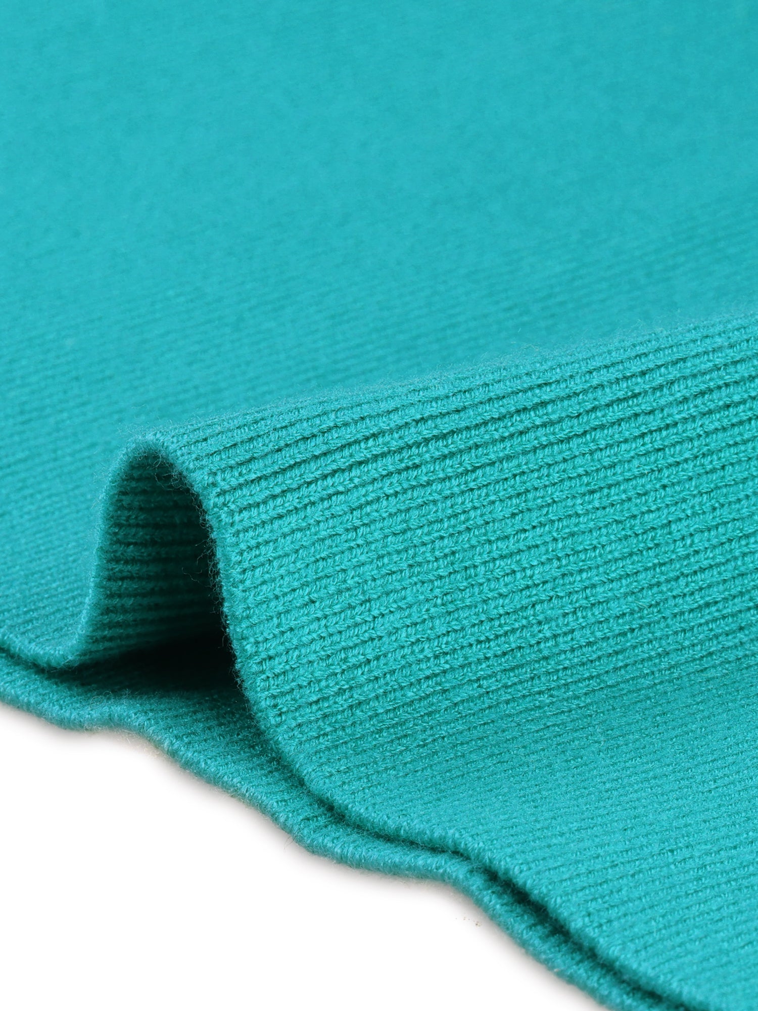 Women's Elastic High Waist Slit Hem Stretchy Classic Midi Skirt - Image 22